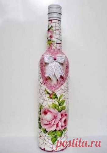 Мастер-класс: Декупаж яичной скорлупой на стекле » Женский интернет журнал