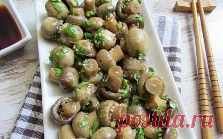 Шампиньоны по-корейски
Сегодня хочу предложить вам рецепт вкусной холодной закуски из шампиньонов по-корейски.
Готовится такая закуска быстро и легко, из доступных продуктов.
Показать полностью…