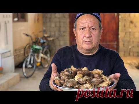 Секреты сочной и нежной баранины от узбекских поваров!Чупонча.Жаренная баранина в казане.Узбекистан.