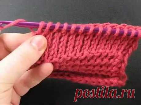 Tunisian Crochet - Knit Stitch - The Crochet Side - YouTube
