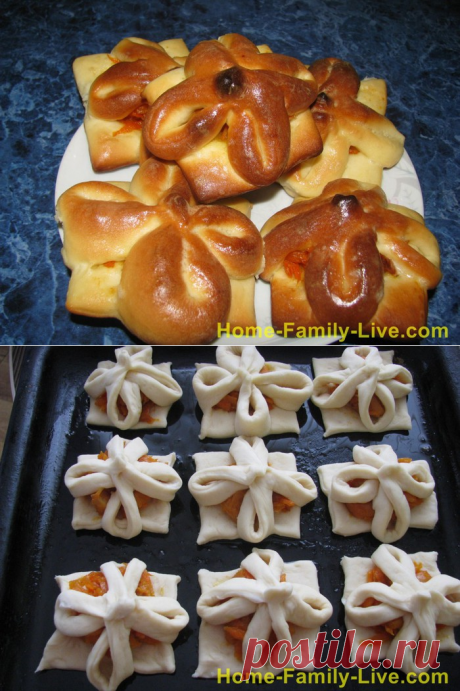 Булочки с курагой