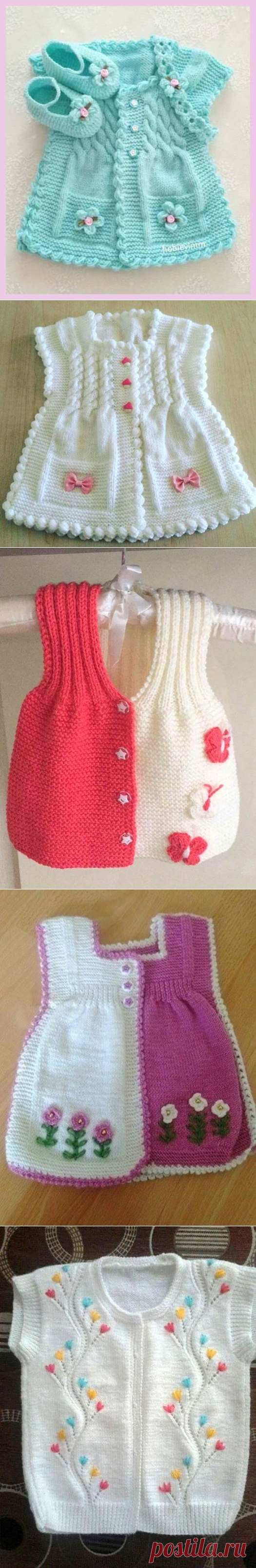 Подборка детских жилетов / Для вдохновения
