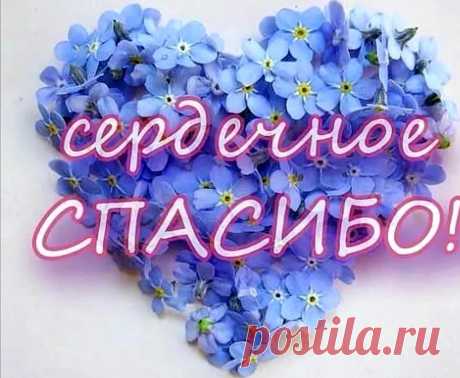 Сердечное спасибо!