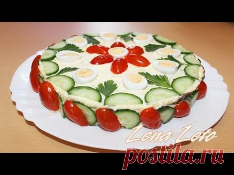 Салат "Курочка Ряба " самый нежный и вкусный.