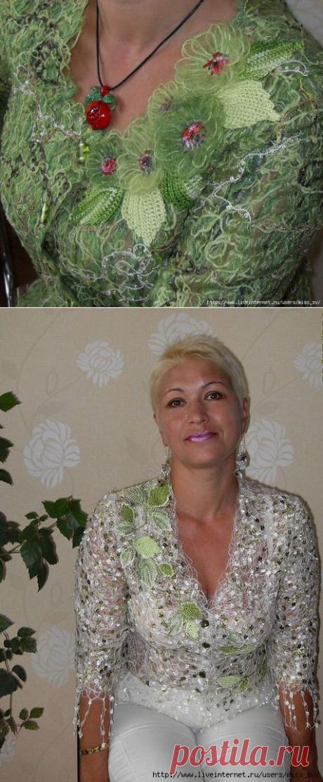 Авторские работы Валентины Власовой в технике крейзи.