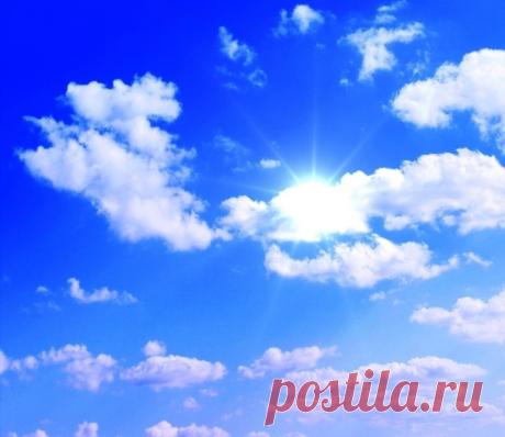 Небо на фотографии и в анимации, красивые картинки облаков