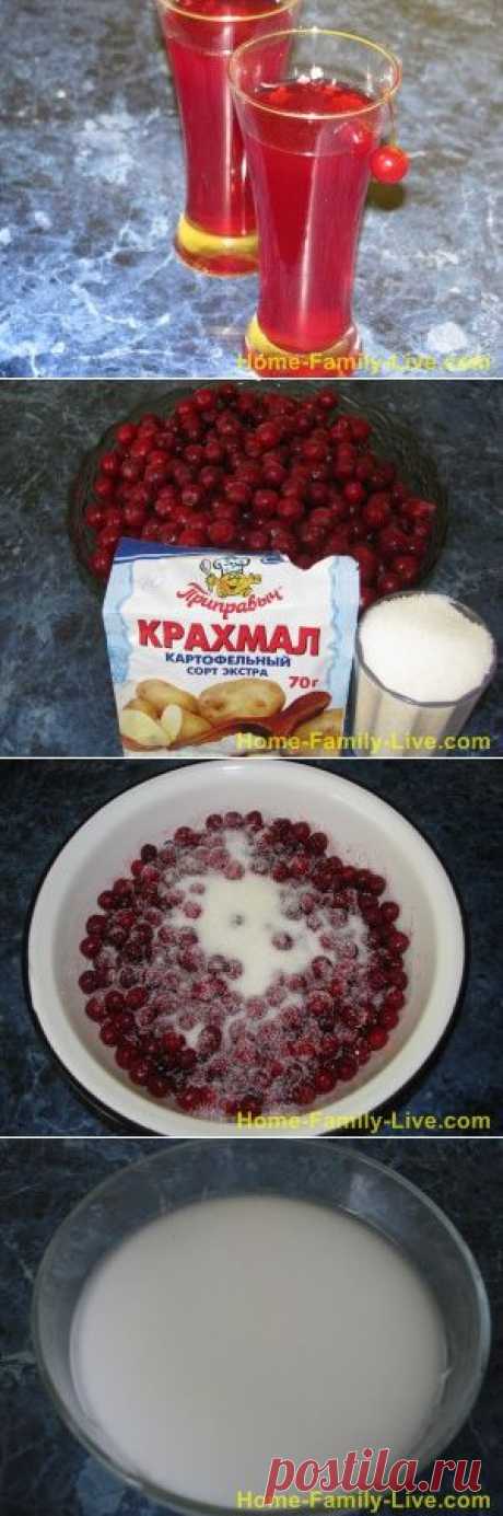 Вишневый кисель - рецепт киселя из замороженной вишниКулинарные рецепты