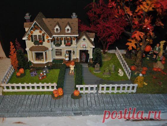 Диорамные интерьерные композиции на Хэллоуин - Planetalsad