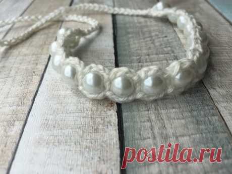 CROCHET BEADS BRACELET / EASY / BEAUTIFUL / FAST#crochetbracelet#howtocrochet#hačkovanie