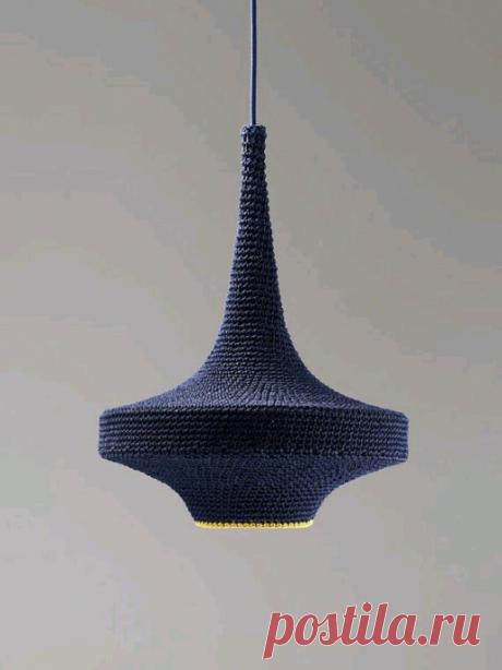 вязаные абажуры - красотища!