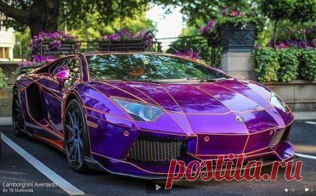 Окраска автомобиля в стиле &quot;Трон&quot; - с краской, светящейся в темноте. Lamborghini Aventador