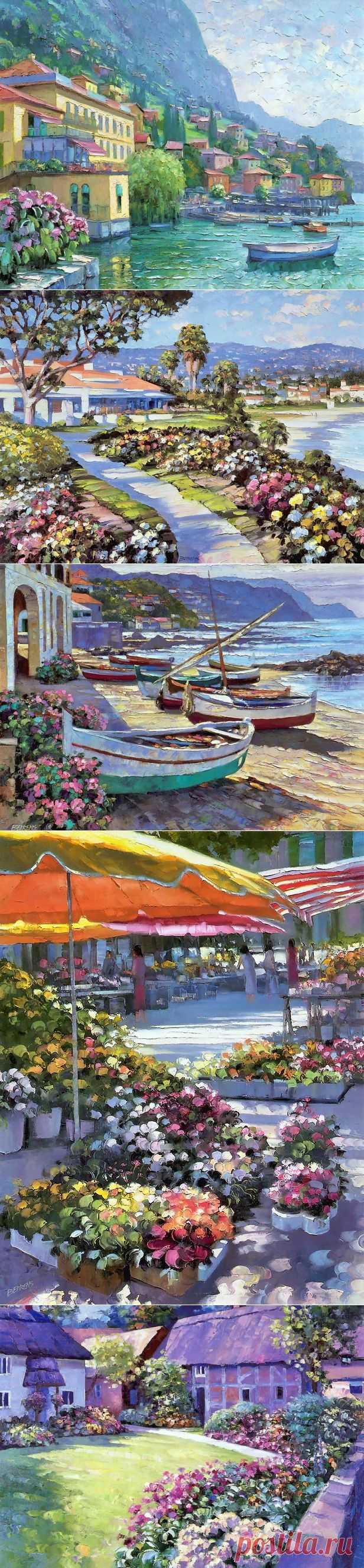 Я мечтаю о море. Такая вот странность. Художник Howard Behrens.