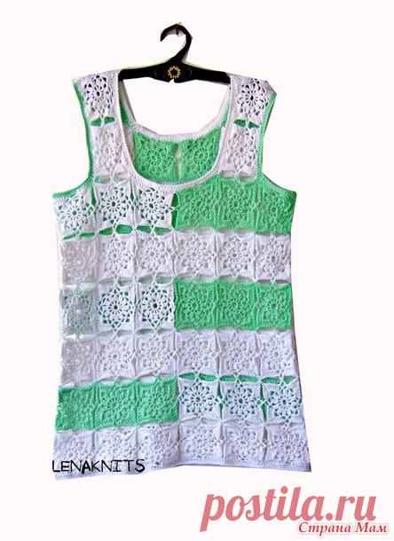 Топ крючком - Вязание - Страна Мам