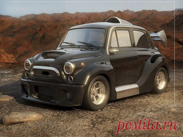 Несколько примеров безумного тюнинга Запорожца