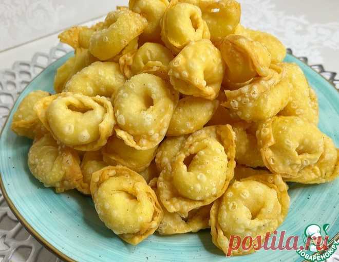 Жареные пельмени 