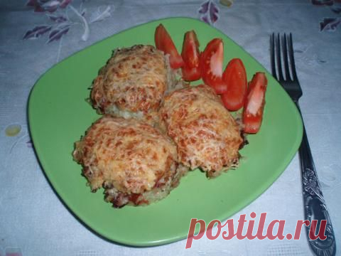 Мясо в шубе из картофеля. | 4vkusa.ru