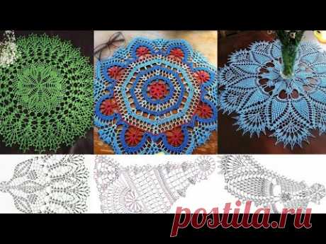 Top class  hand knitted crochet doily designs with graphics