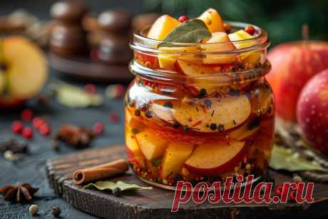 Готовим маринованные яблоки на зиму: простая и вкусная закуска к мясу Маринованные яблоки отлично дополнят блюда из мяса и птицы. Делимся пошаговым рецептом простой в приготовлении закуски.