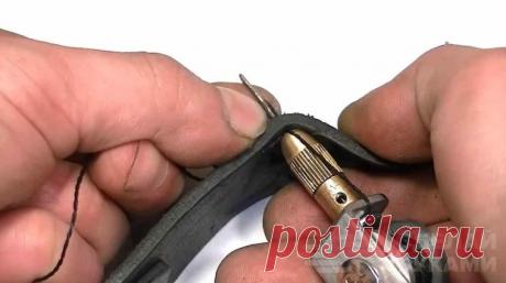 Ручная швейная машинка из ненужного хлама