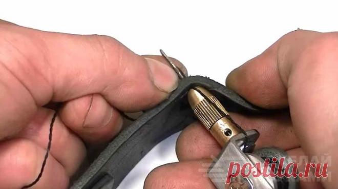 Ручная швейная машинка из ненужного хлама