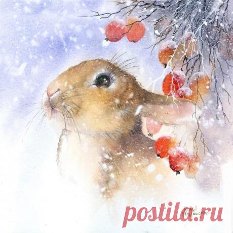 Нежные и трогательные акварели Rachel McNaughton