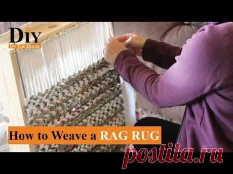 How To Weave a Rag Rug Using Scrap Fabric | Easy Rug Weaving 101