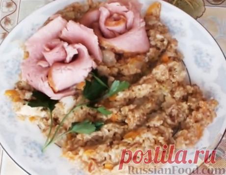 Рецепт: Пшеничная каша с курицей (в мультиварке) на RussianFood.com