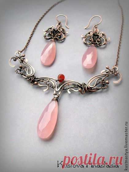 Комплект wire wrap "Rose" - wire wrap,медь,медная проволока,комплект из меди
