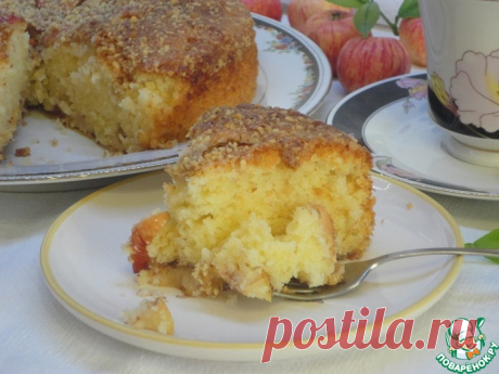 Норвежский яблочный пирог Кулинарный рецепт