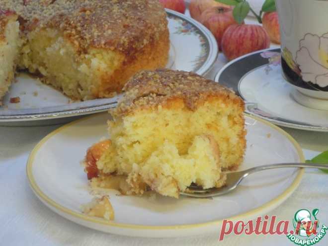 Норвежский яблочный пирог Кулинарный рецепт