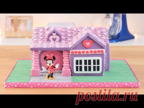 Minnie Mouse's House Cake - Tan Dulce - YouTube