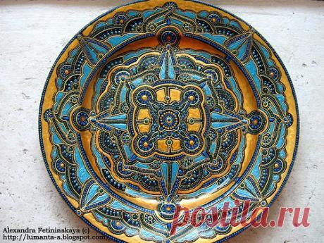 (+1) тема - Точечная роспись Александры Фетининской | СДЕЛАЙ САМ!