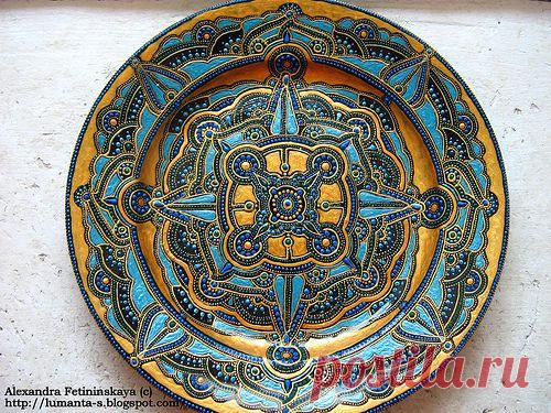 (+1) тема - Точечная роспись Александры Фетининской | СДЕЛАЙ САМ!