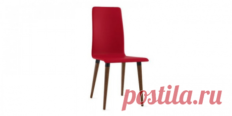 Купить Стул деревянный Дотс (красный/темное дерево) в Москве за 10 500 руб.
