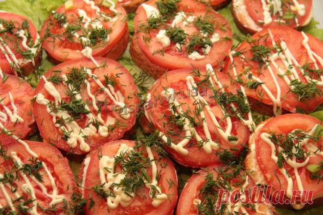 Бутерброды с помидорами | В поисках вкуса