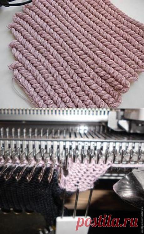 Учимся делать узор «Азиатский колосок» на вязальной машине - Ярмарка Мастеров - ручная работа, handmade