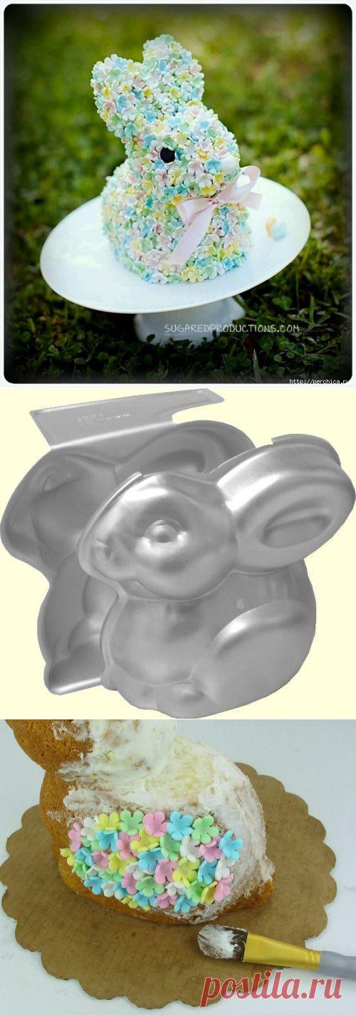 Торт *Цветочный зайка* - МК