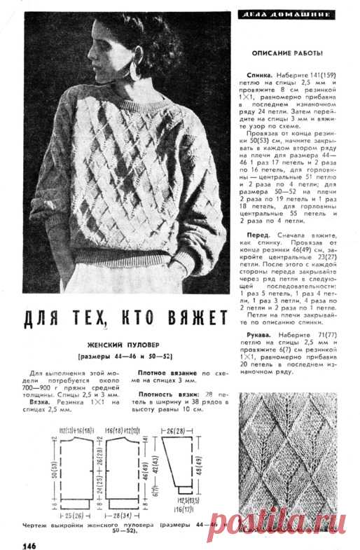 вязание из старых журналов 