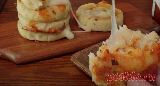 Легкий домашний рецепт картофельных котлет с сыром | Вкусно мне! Пульс Mail.ru Картофельные котлетки с сыром