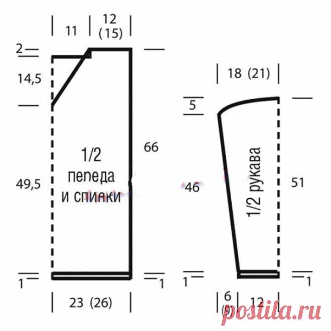 Openwork pullover free pattern