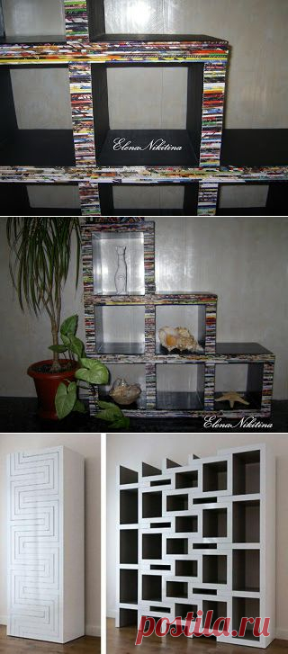 полка-стеллаж из... картона - Ярмарка Мастеров - ручная работа, handmade