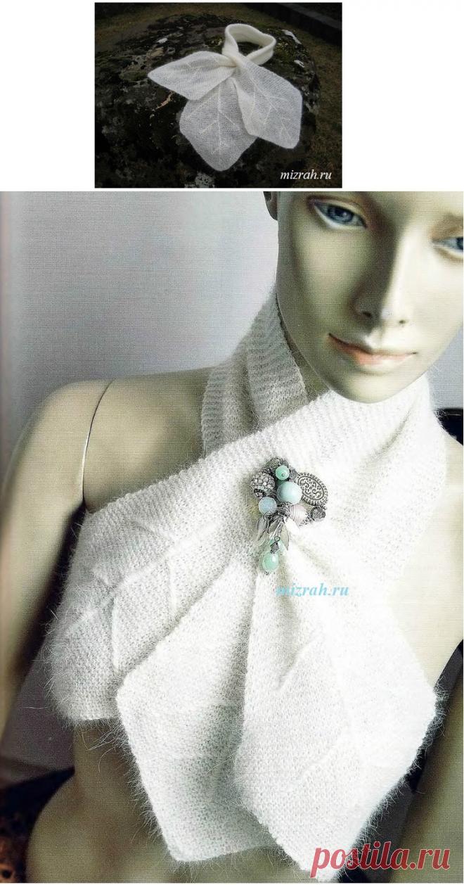 К осени и весне: простой и элегантный шарф 