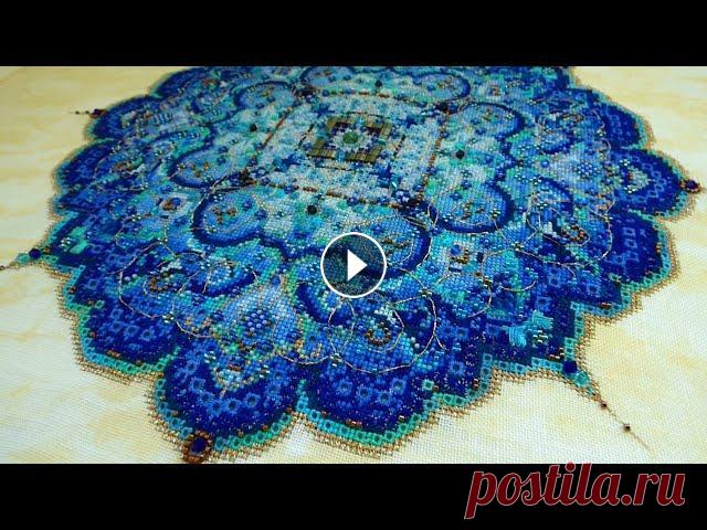 Марокканские мандалы от Шателайн . СП #мандалайтунг В этом видео показываю свой первый финиш "Blue maroccan lace" "Голубые марокканские кружева" и новый старт "Marracesh nights&...