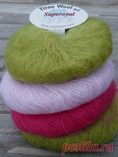 my knit blog - &quot;мой вязальный блог&quot;: Пряжа для ШАЛЬного творчества