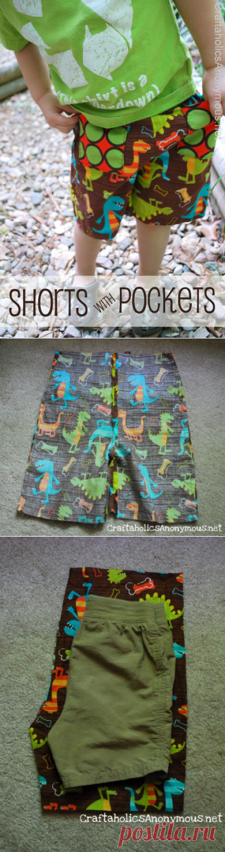 How to sew shorts without a pattern | Craftaholics Anonymous