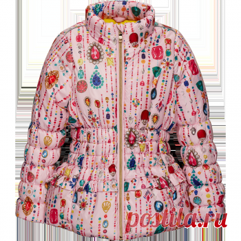 Куртка утепленная для девочки, цвет розовый