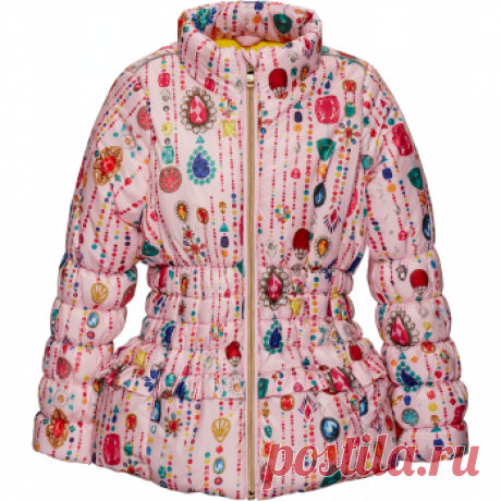 Куртка утепленная для девочки, цвет розовый