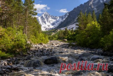 Фотограф Шевченко Юрий (Shevchenko Yura ) - Верховья р.Чегем, активное таяние снега #1828165. 35PHOTO