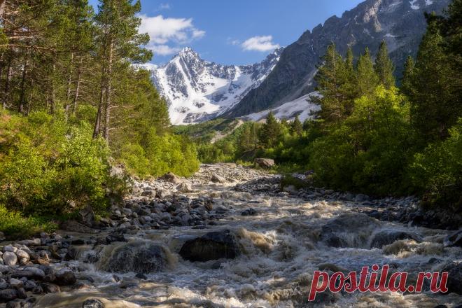 Фотограф Шевченко Юрий (Shevchenko Yura ) - Верховья р.Чегем, активное таяние снега #1828165. 35PHOTO