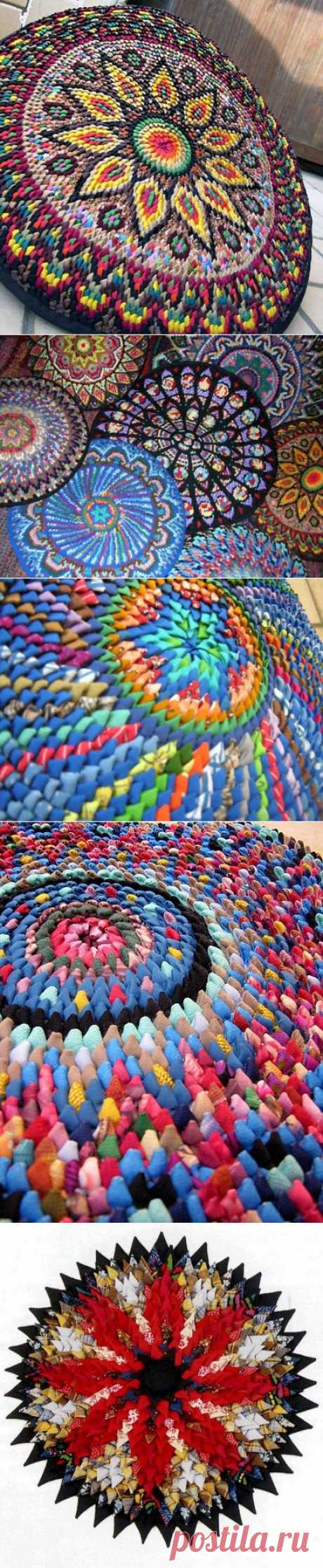 Потрясающее коврики - кругляши